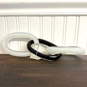 NWT At home glass Chain Decor